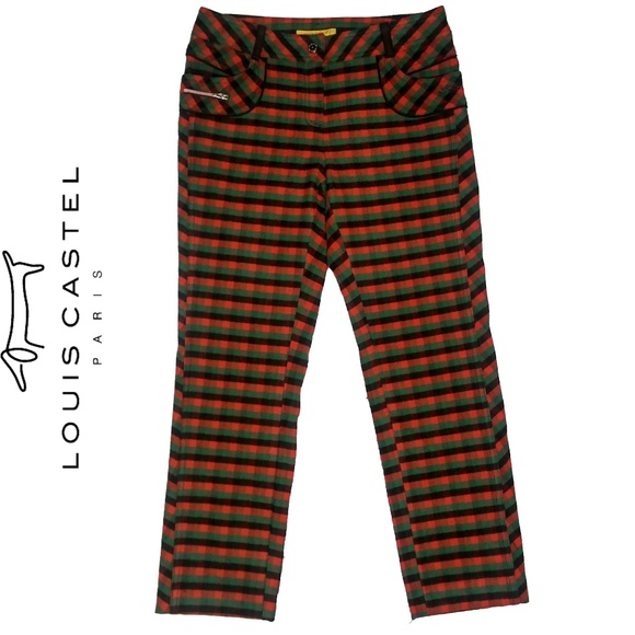 Louis Castel | Pants & Jumpsuits | Louis Castel Paris Tartan Plaid Cropped Golf Pants | Poshmark